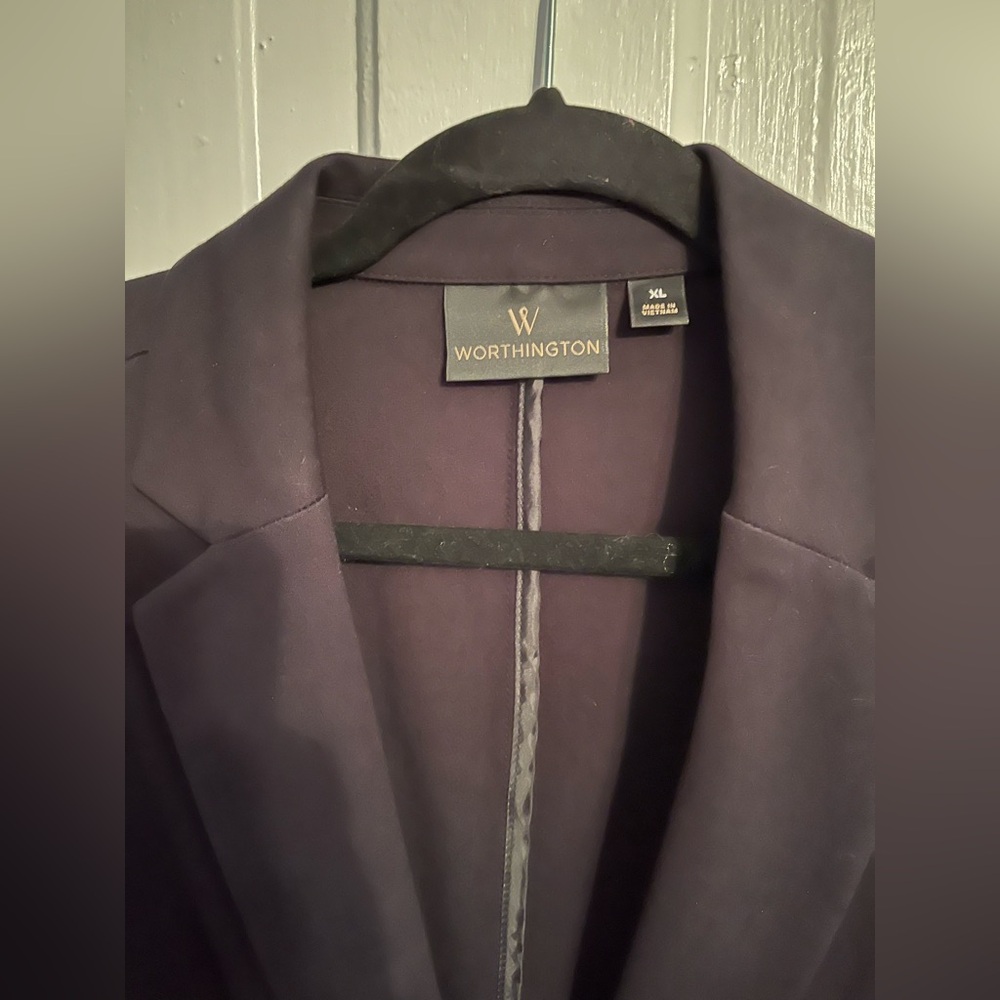 Worthington Women's Dark Blazer - Picture 2 of 2
